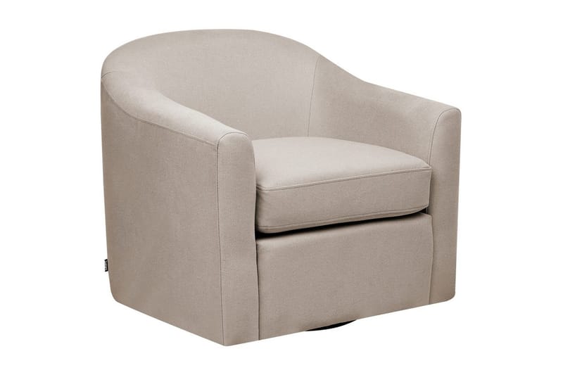 Svingbar lenestol Magnor, Beige, svart