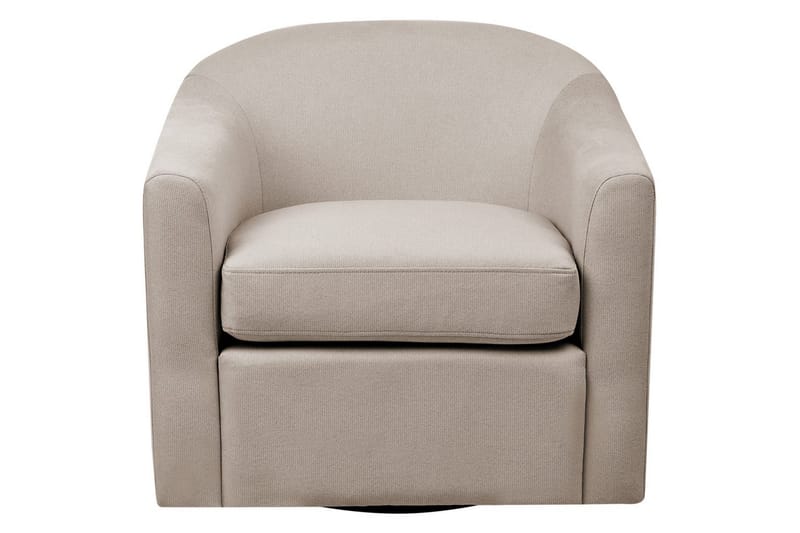 Svingbar lenestol Magnor - Beige, svart - Møbler - Stoler - Lenestoler