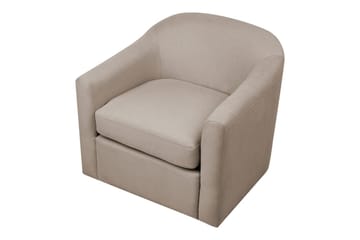 Svingbar lenestol Magnor - Beige, svart - Møbler - Stoler - Lenestoler