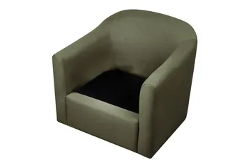 Svingbar lenestol Magnor - Grønn, Svart - Møbler - Stoler - Lenestoler