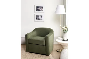 Svingbar lenestol Magnor - Grønn, Svart - Møbler - Stoler - Lenestoler