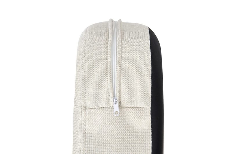 Svingbar lenestol Magnor - Lys beige, svart - Møbler - Stoler - Lenestoler