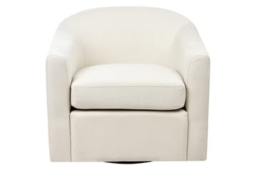 Svingbar lenestol Magnor - Lys beige, svart - Møbler - Stoler - Lenestoler