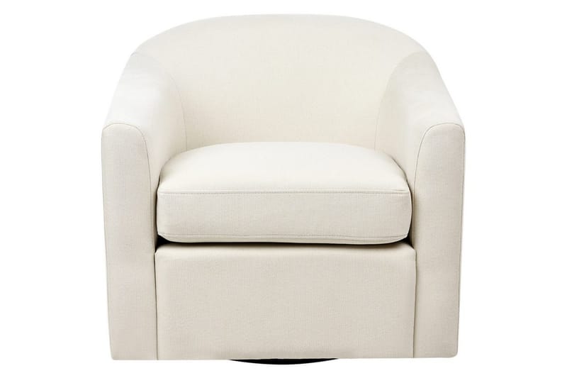 Svingbar lenestol Magnor - Lys beige, svart - Møbler - Stoler - Lenestoler