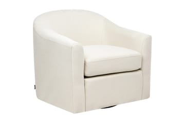 Svingbar lenestol Magnor - Lys beige, svart - Møbler - Stoler - Lenestoler