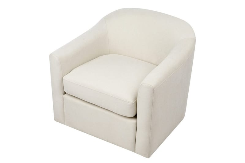 Svingbar lenestol Magnor - Lys beige, svart - Møbler - Stoler - Lenestoler