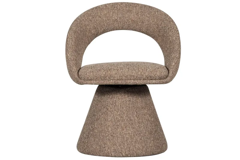 Svingbar spisestol Winter - Naturlig Melange - Møbler - Stoler - Kontorstol & skrivebordsstol