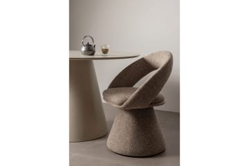 Svingbar spisestol Winter - Naturlig Melange - Møbler - Stoler - Kontorstol & skrivebordsstol