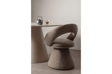 Svingbar spisestol Winter - Naturlig Melange - Møbler - Stoler - Kontorstol & skrivebordsstol