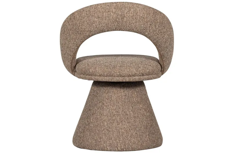 Svingbar spisestol Winter - Naturlig Melange - Møbler - Stoler - Kontorstol & skrivebordsstol