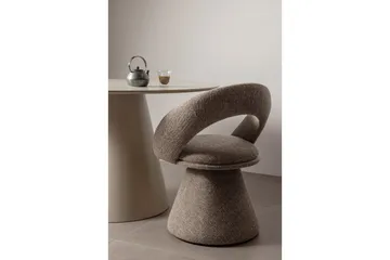 Svingbar spisestol Winter - Naturlig Melange - Møbler - Stoler - Kontorstol & skrivebordsstol