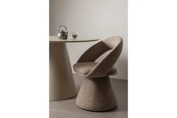 Svingbar spisestol Winter - Naturlig Melange - Møbler - Stoler - Kontorstol & skrivebordsstol