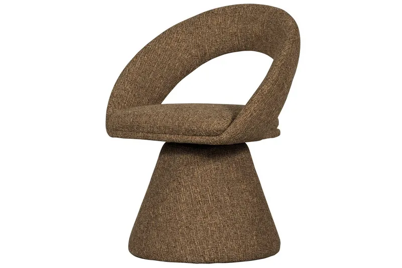 Svingbar spisestol Winter, Sandmelange