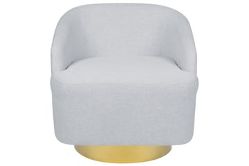 Svingstol Lavik - Grå, gull, Grå, Gull - Møbler - Stoler - Lenestoler