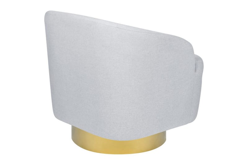 Svingstol Lavik - Grå, gull, Grå, Gull - Møbler - Stoler - Lenestoler