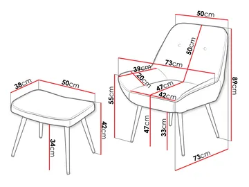 Sylvar Lenestol - Beige - Møbler - Stoler - Lenestoler