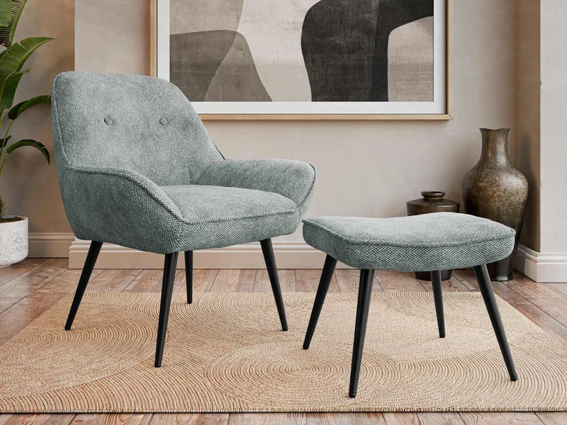 Sylvar Lenestol - Grå - Møbler - Stoler - Lenestoler