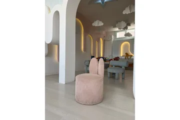 Tavsan Lenestol - Rosa - Møbler - Barnemøbler - Barnestol - Barnelenestol