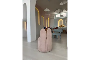 Tavsan Lenestol - Rosa - Møbler - Barnemøbler - Barnestol - Barnelenestol