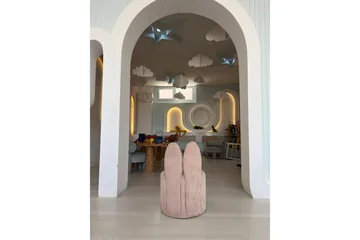 Tavsan Lenestol - Rosa - Møbler - Barnemøbler - Barnestol - Barnelenestol