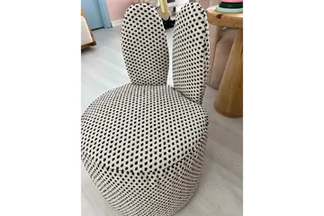 Tavsan Lenestol - Svart/Hvit - Møbler - Barnemøbler - Barnestol - Barnelenestol