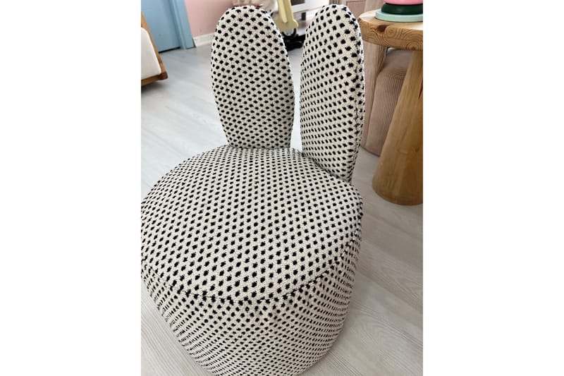 Tavsan Lenestol - Svart/Hvit - Møbler - Barnemøbler - Barnestol - Barnelenestol