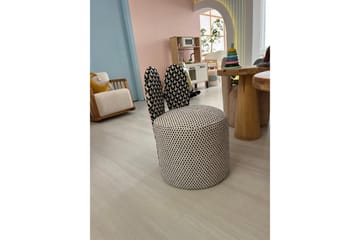 Tavsan Lenestol - Svart/Hvit - Møbler - Barnemøbler - Barnestol - Barnelenestol