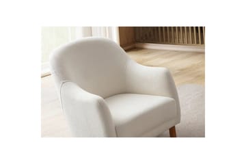 Torrelis Lenestol - Hvit - Møbler - Stoler - Lenestoler