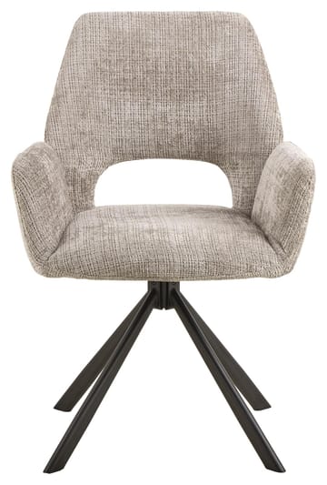 Torrelon spisestol med armlener - Grå - Møbler - Stoler - Spisestuestoler & kjøkkenstoler