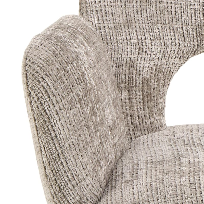 Torrelon spisestol med armlener - Grå - Møbler - Stoler - Spisestuestoler & kjøkkenstoler