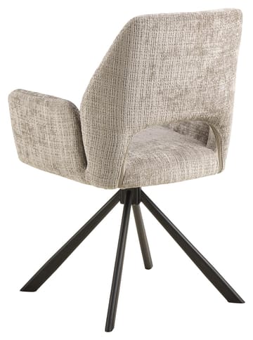 Torrelon spisestol med armlener - Grå - Møbler - Stoler - Spisestuestoler & kjøkkenstoler