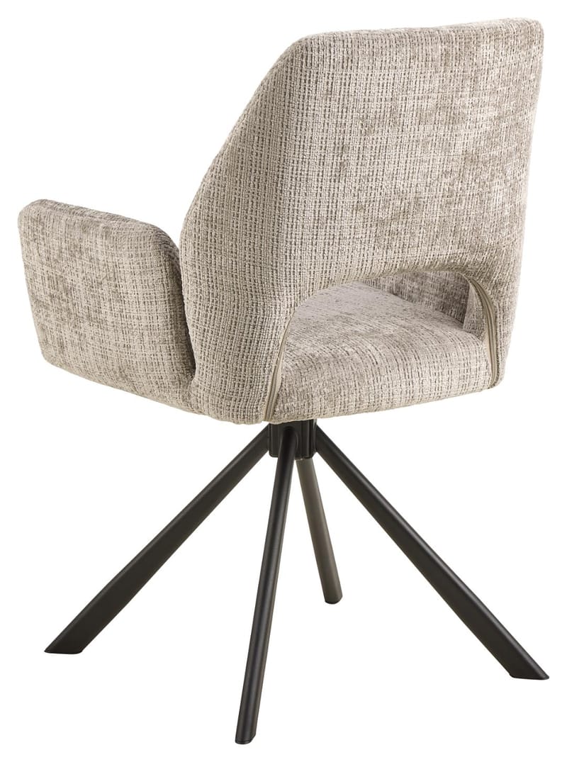 Torrelon spisestol med armlener - Grå - Møbler - Stoler - Spisestuestoler & kjøkkenstoler