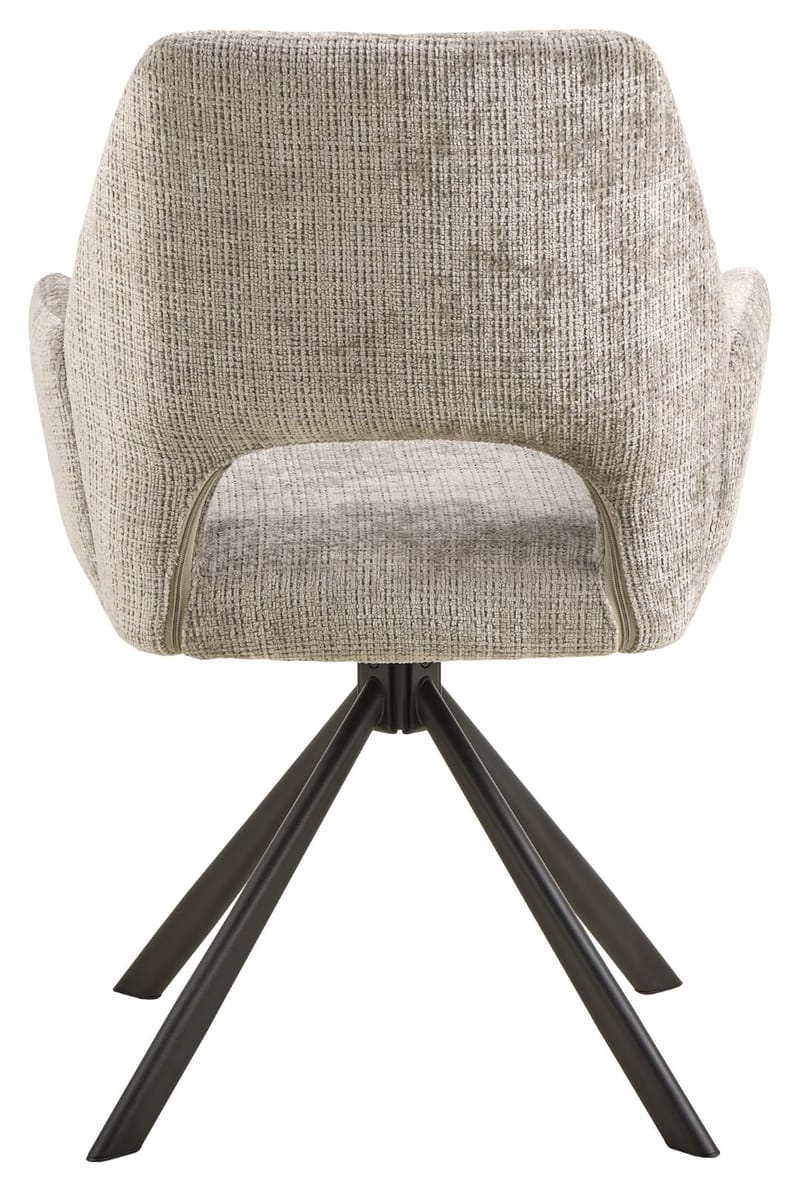 Torrelon spisestol med armlener - Grå - Møbler - Stoler - Spisestuestoler & kjøkkenstoler