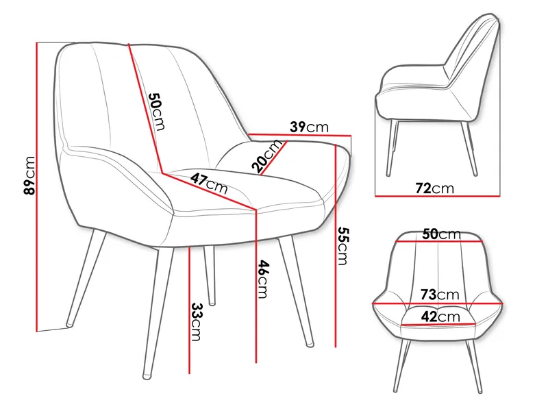 Torvas Lenestol - Beige - Møbler - Stoler - Lenestoler