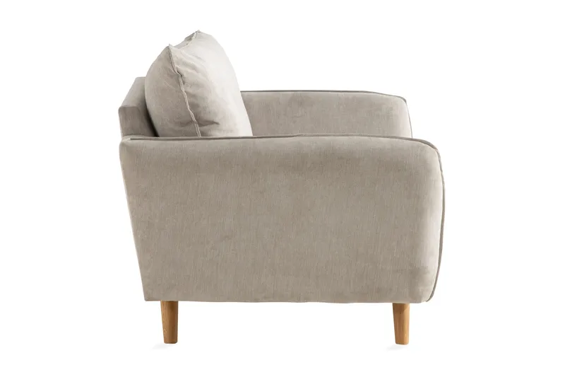 Trend Luksus Lenestol i Stoff - Beige - Møbler - Stoler - Lenestoler