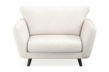 Trend Lyx Lenestol i Bouclé - Hvit - Møbler - Stoler - Lenestoler