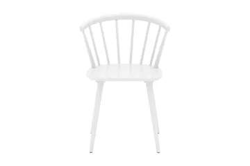 Tyrö Armlene Stol - Hvit - Møbler - Stoler - Spisestuestoler & kjøkkenstoler