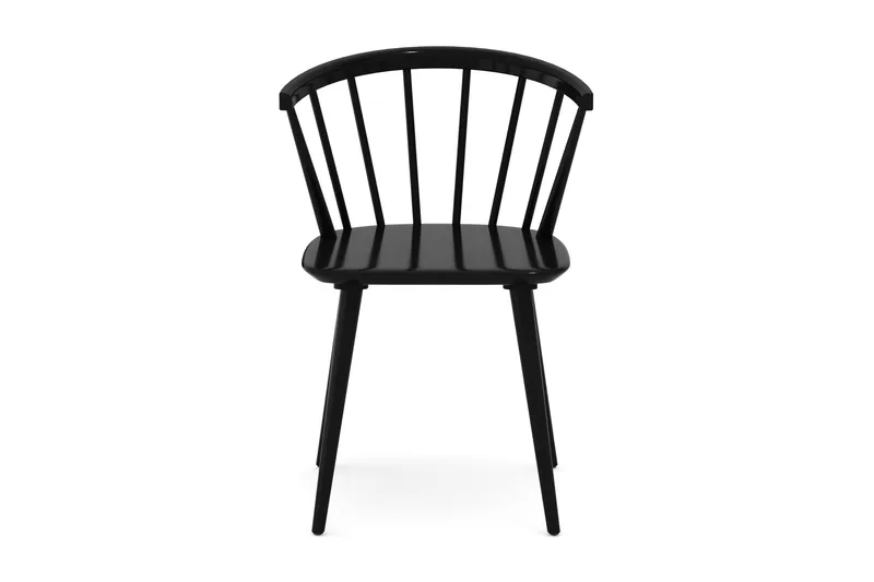 Tyrö Armlene Stol - Svart - Møbler - Stoler - Spisestuestoler & kjøkkenstoler