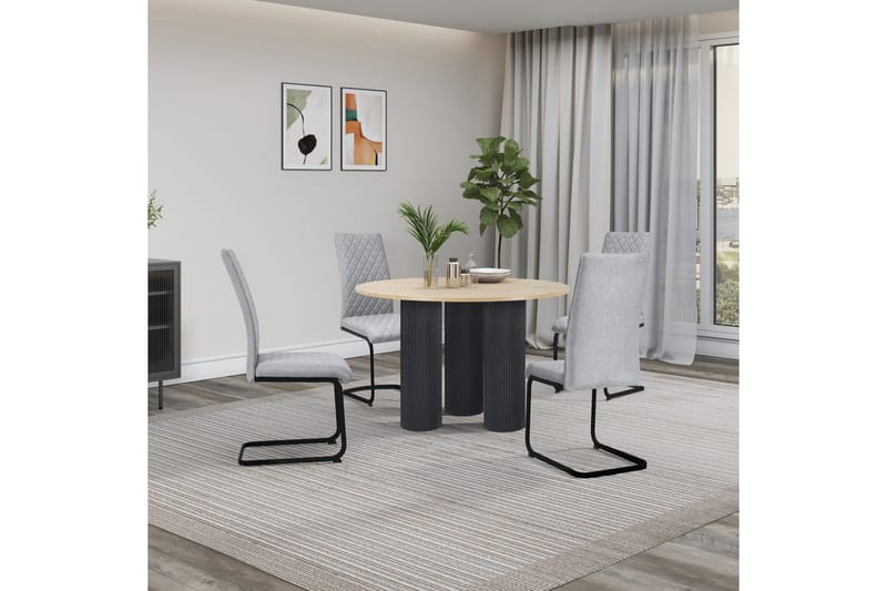 Valbourg Spisestol - Grå - Møbler - Stoler - Spisestuestoler & kjøkkenstoler