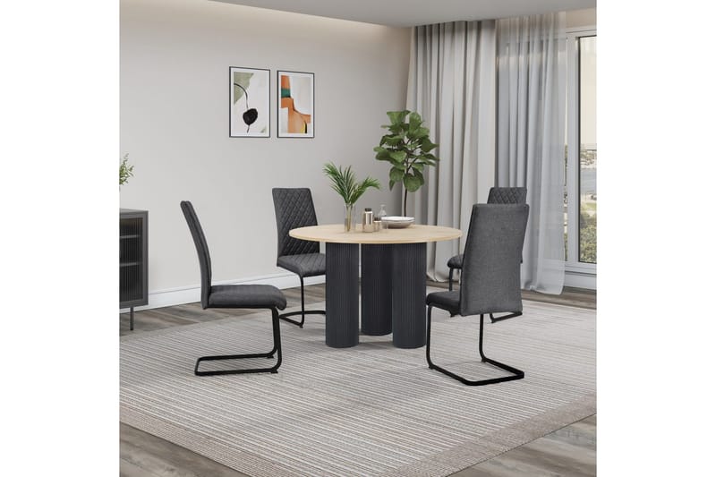 Valbourg Spisestol - Grå - Møbler - Stoler - Spisestuestoler & kjøkkenstoler