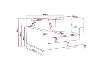 Valencia ekstra dyp lenestol i chenille - Brun - Møbler - Stoler - Lenestoler