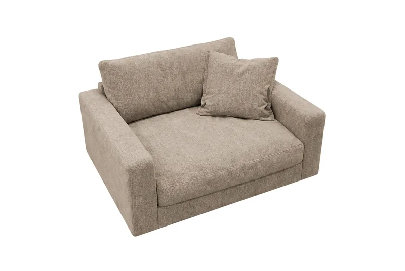 Valencia ekstra dyp lenestol i chenille - Brun - Møbler - Stoler - Lenestoler