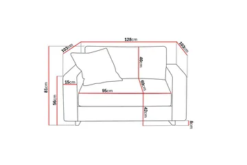Valencia ekstra dyp lenestol i chenille - Brun - Møbler - Stoler - Lenestoler
