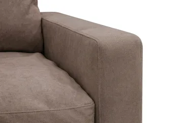 Valencia ekstra dyp lenestol i chenille - Mørkbrun - Møbler - Stoler - Lenestoler