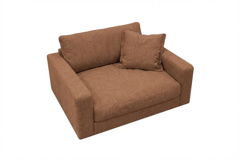 Valencia ekstra dyp lenestol i chenille - Rustrødbrun - Møbler - Stoler - Lenestoler