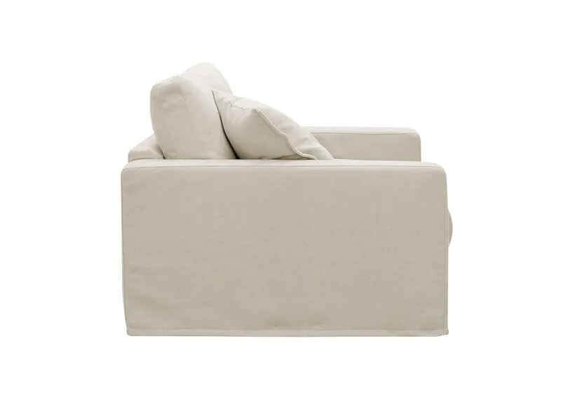 Valencia Ekstra dyp lenestol med avtakbart og vaskbart trekk - Beige - Møbler - Stoler - Lenestoler