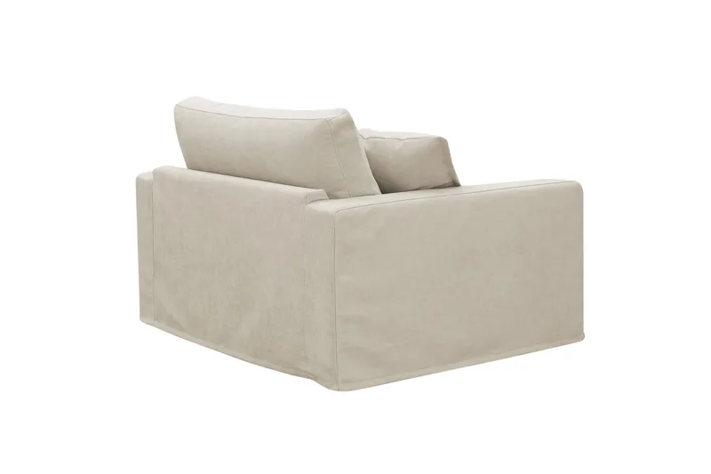 Valencia Ekstra dyp lenestol med avtakbart og vaskbart trekk - Beige - Møbler - Stoler - Lenestoler