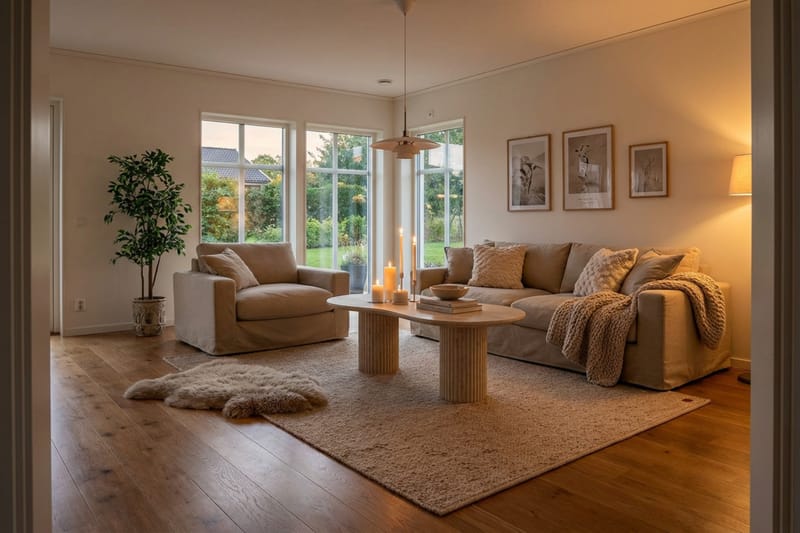 Valencia ekstra dyp lenestol med avtakbart og vaskbart trekk - Beige - Møbler - Stoler - Lenestoler