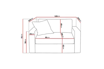 Valencia Ekstra dyp lenestol med avtakbart og vaskbart trekk - Beige - Møbler - Stoler - Lenestoler