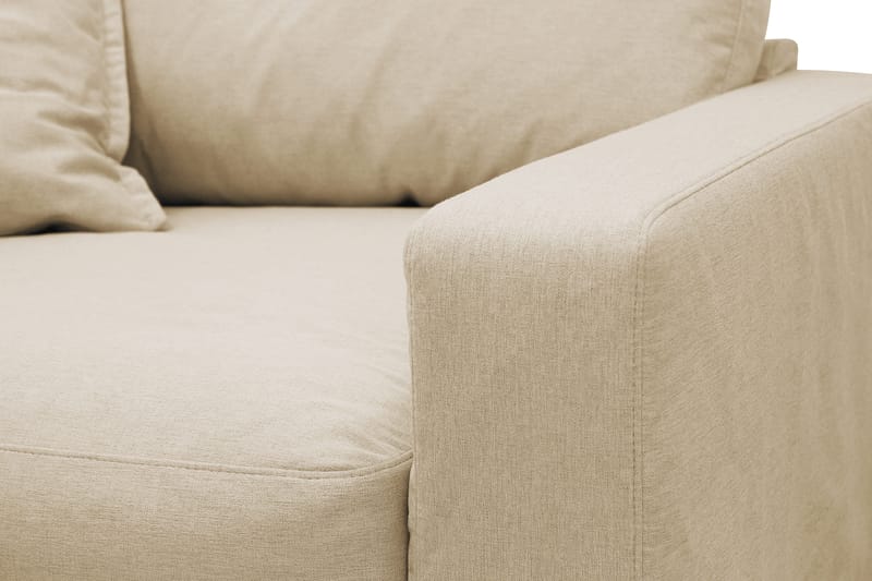 Valencia ekstra dyp lenestol med avtakbart og vaskbart trekk - Beige - Møbler - Stoler - Lenestoler